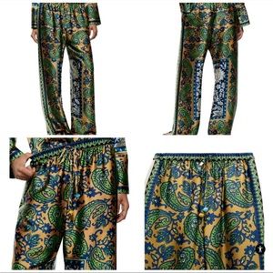 Zara drawstring printed palazzo pants, XS